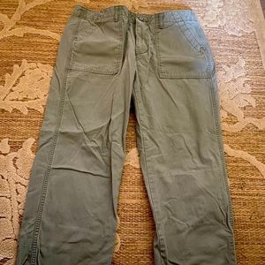 NWOT LEVIS GREEN COTTON PANTS SIZE 29